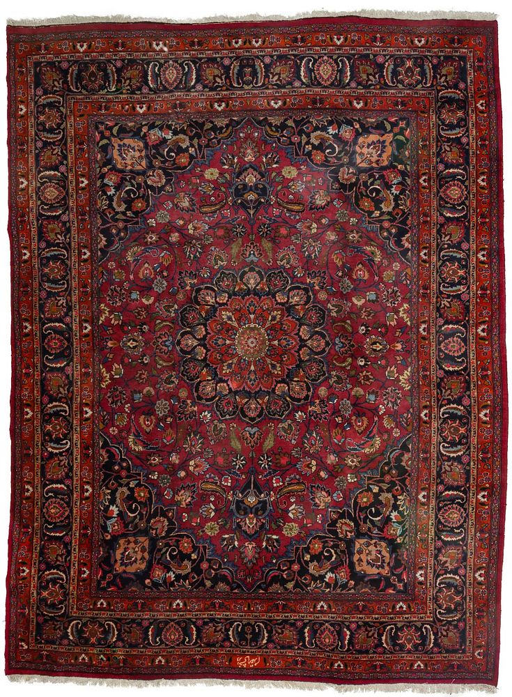 Appraisal: A LATE TH CENTURY ROOM SIZED HAND MADE PERSIAN RUG