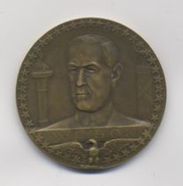 Appraisal: Rene Gregoire French - A bronze plaque signed Rene Gregoire