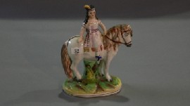 Appraisal: A Staffordshire figure of princess on a pony cmh