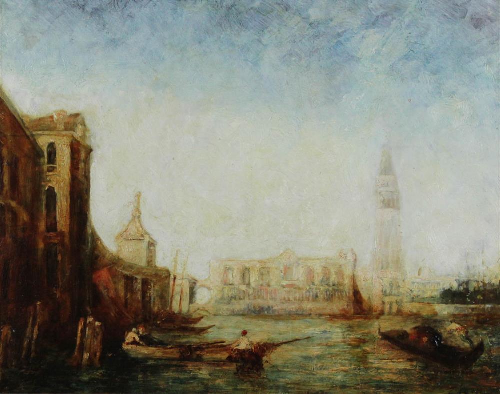 Appraisal: STYLE OF FELIZ ZIEM FRENCH - VENICE Oil on panel