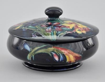 Appraisal: A Moorcroft Glazed Pottery Box with Lid The - D