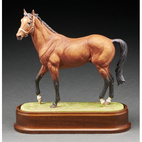 Appraisal: A Royal Worcester equestrian model of Nijinsky designed by Doris