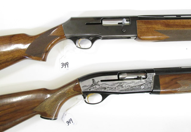 Appraisal: TWO SEMI AUTOMATIC GUNSMITH SPECIAL GAUGE SHOTGUNS Browning B- vent