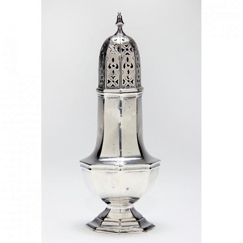 Appraisal: English Sterling Silver Caster with Chester hallmarks and rubbed maker's