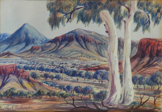 Appraisal: RABERABAH HERBERT RABERABA Hermannsburg Mission NT - Untitled watercolour over