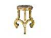 Appraisal: A GILTWOOD STAND the circular ribbon carved top inset with