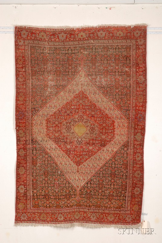 Appraisal: Senneh Rug Northwest Persia th century ft in x ft