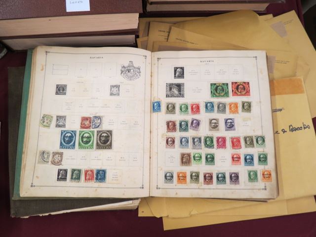 Appraisal: Estate Stamp Collection early albums plus sheets and plate blocks