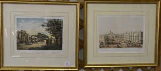 Appraisal: Set of six colored lithographs after C Castry Mexico Y