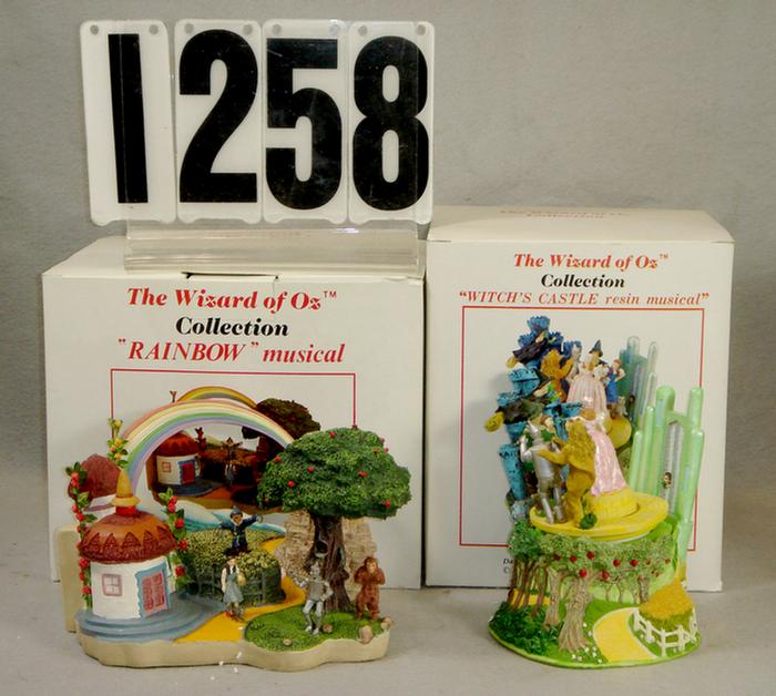 Appraisal: Lot of Wizard of Musial displays Witch's Castle and Rainbow