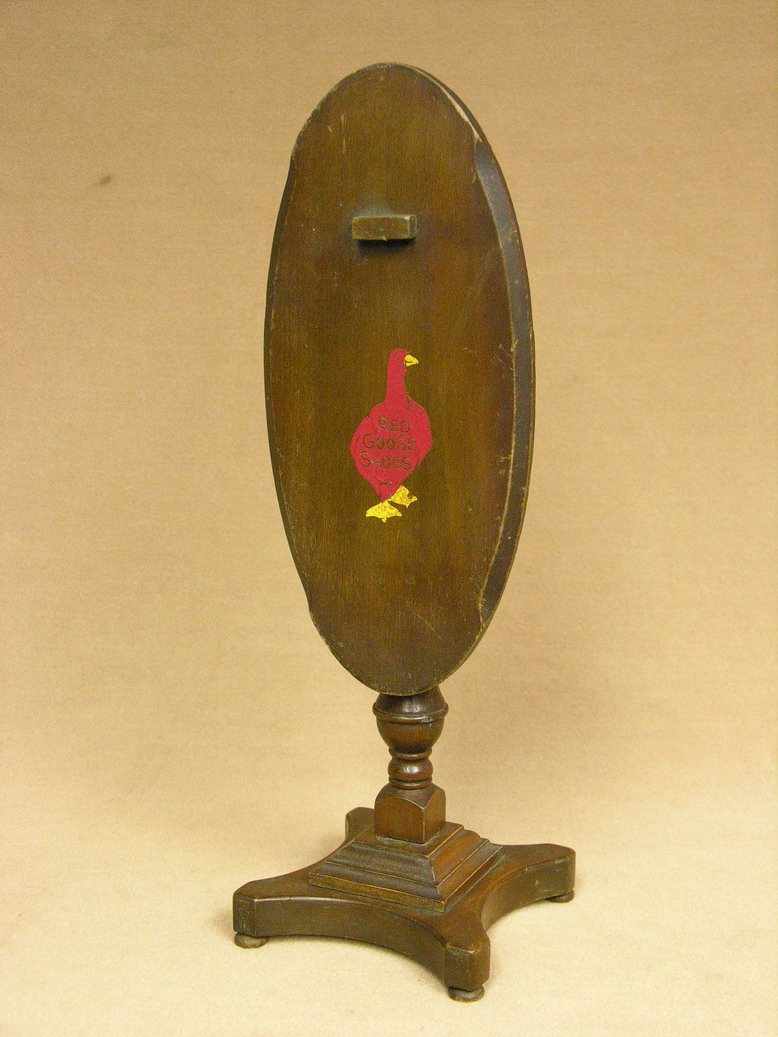 Appraisal: RED GOOSE WOODEN SHOE DISPLAY All original Size by Circa