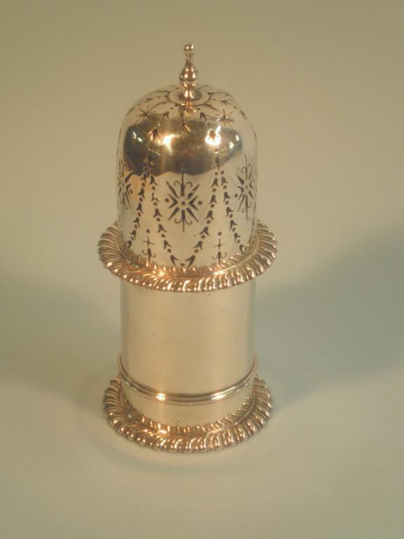 Appraisal: A Victorian silver sugar castor by Fenton Bros the plain