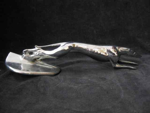 Appraisal: Ford Hood Ornament of a Greyhound '' chrome excellent