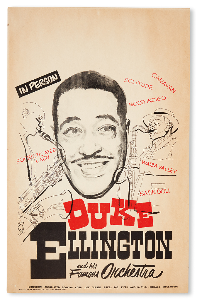 Appraisal: MUSIC--JAZZ ELLINGTON EDWARD KENNEDY DUKE In Person Duke Ellington and