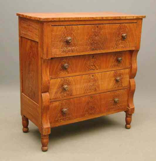 Appraisal: th c Penna paint decorated chest drawers '' W ''