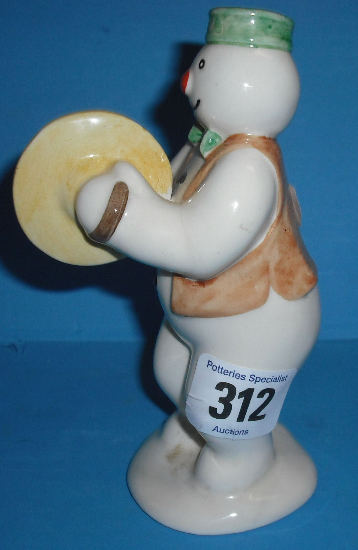 Appraisal: Royal Doulton Snowman Figure Cymbal Player DS