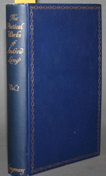 Appraisal: British Literature Titles Vols vo Original cloth occasional light foxing