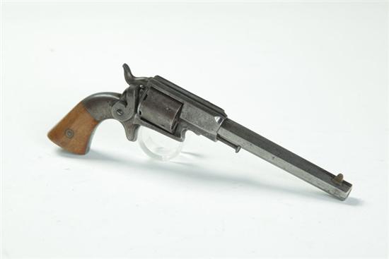 Appraisal: ALLEN WHEELOCK REVOLVER Side hammer lip fire caliber octagonal barrel