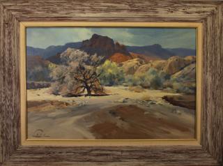 Appraisal: Ralph Love Ralph Love California - Arizona Desert landscape Oil