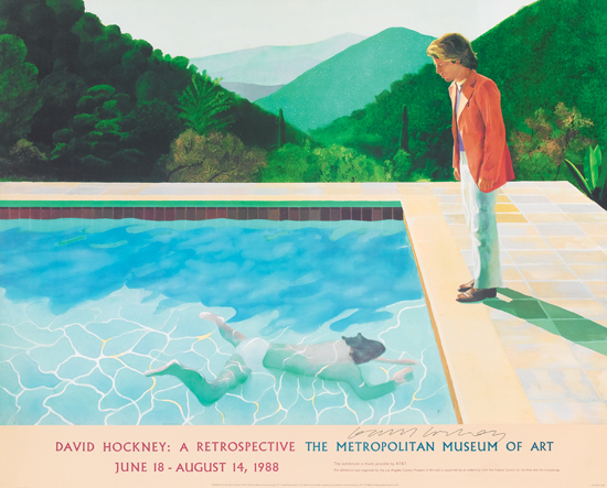 Appraisal: DAVID HOCKNEY - DAVID HOCKNEY A RETROSPECTIVE x inches x