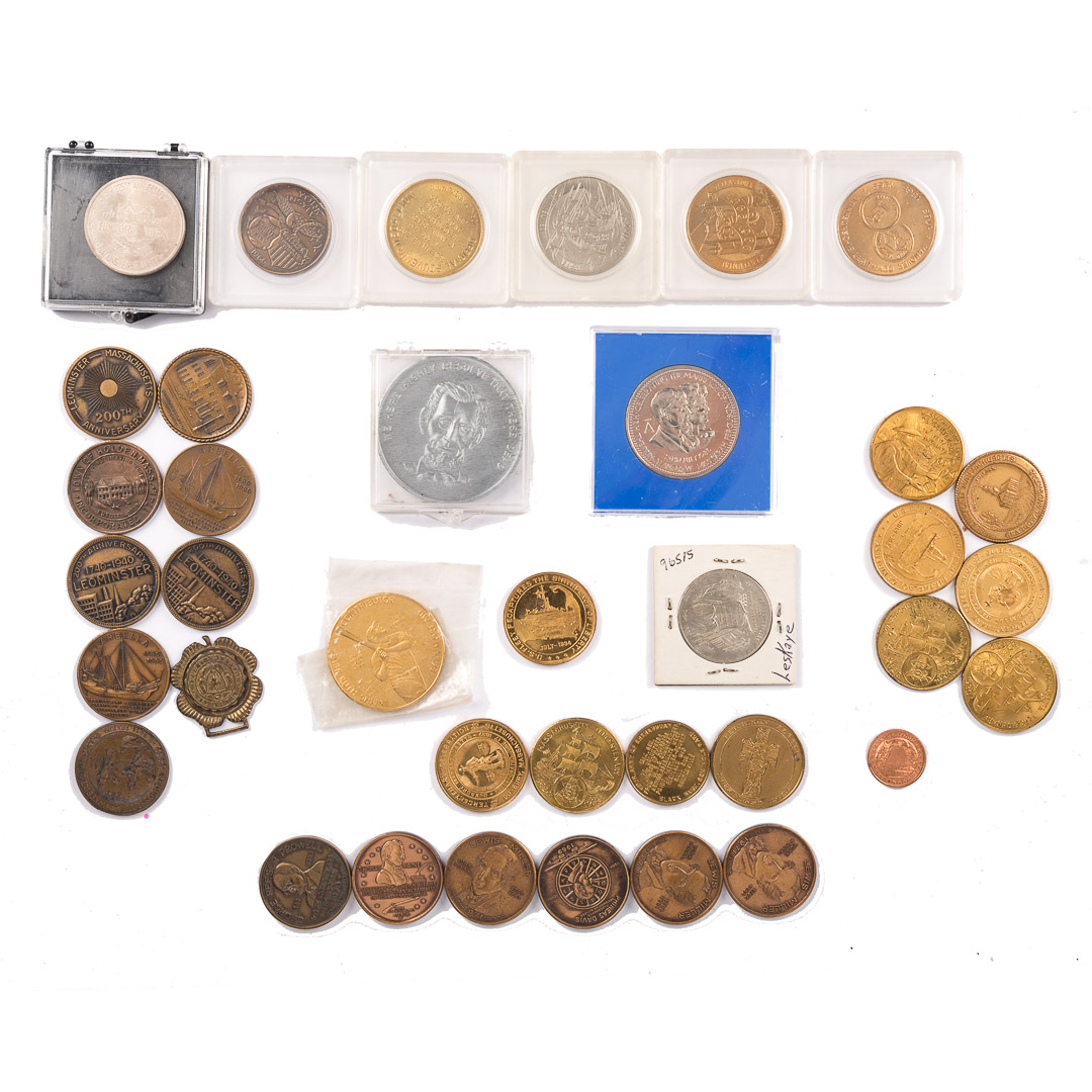 Appraisal: US Large Collection of Medals and Tokens Abraham Lincoln Gettysburg