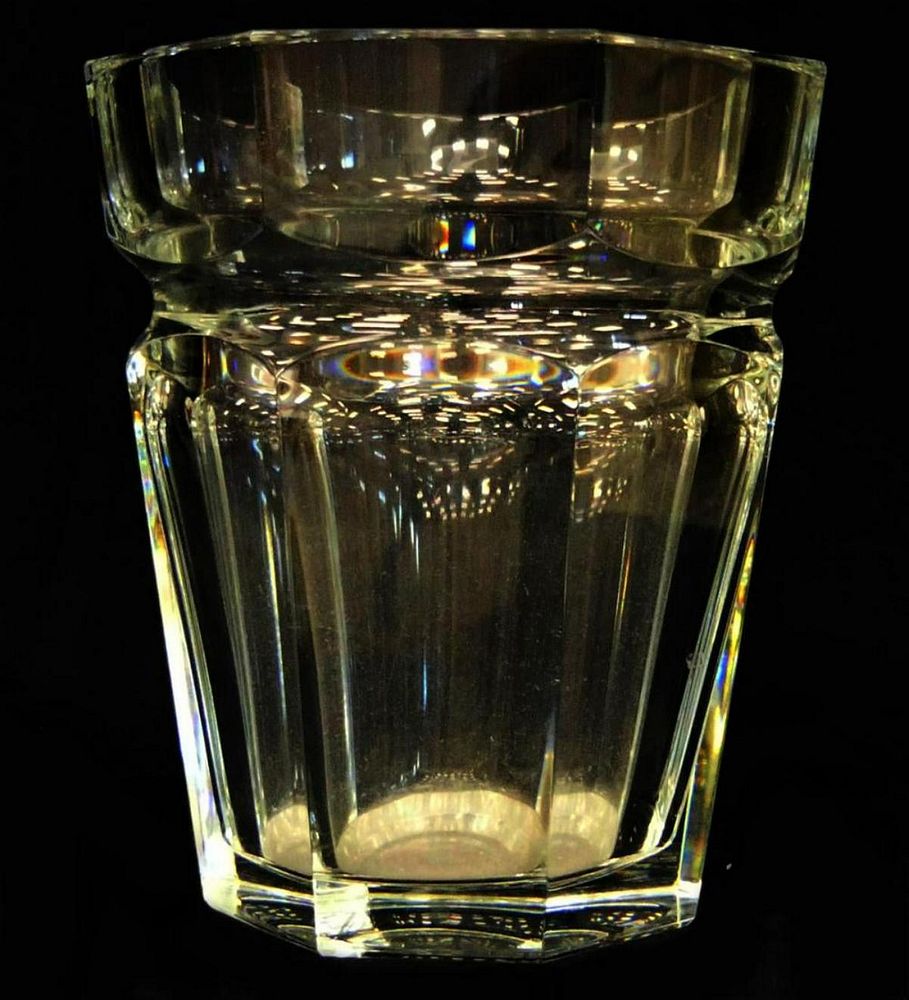 Appraisal: BACCARAT FRENCH CLEAR CRYSTAL ICE BUCKET A heavy Baccarat French