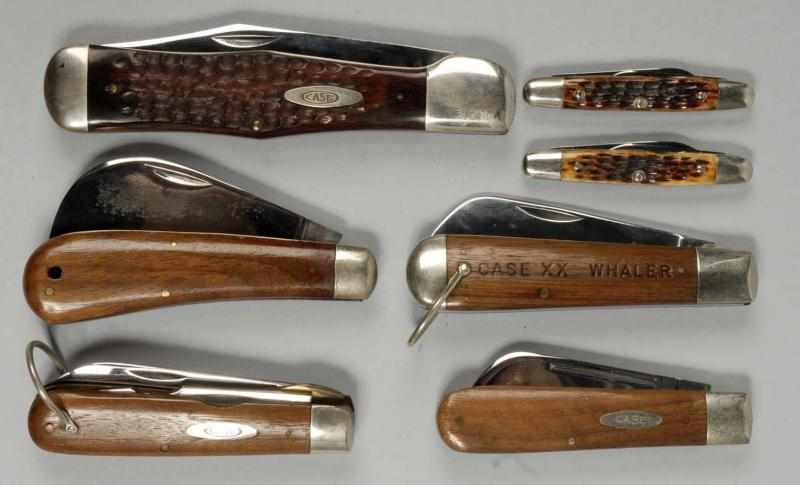 Appraisal: Lot of Case Knives Description Circa to Case XX U