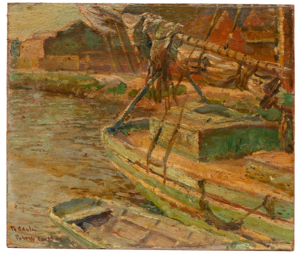 Appraisal: Robert Wadsworth Grafton American - active New Orleans - Boats