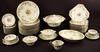 Appraisal: DINNER SERVICE - Ninety-four piece set of KPM porcelain in