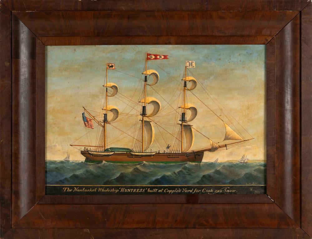 Appraisal: L H JOY AMERICA TH CENTURY THE NANTUCKET WHALESHIP 'HUNTRESS'