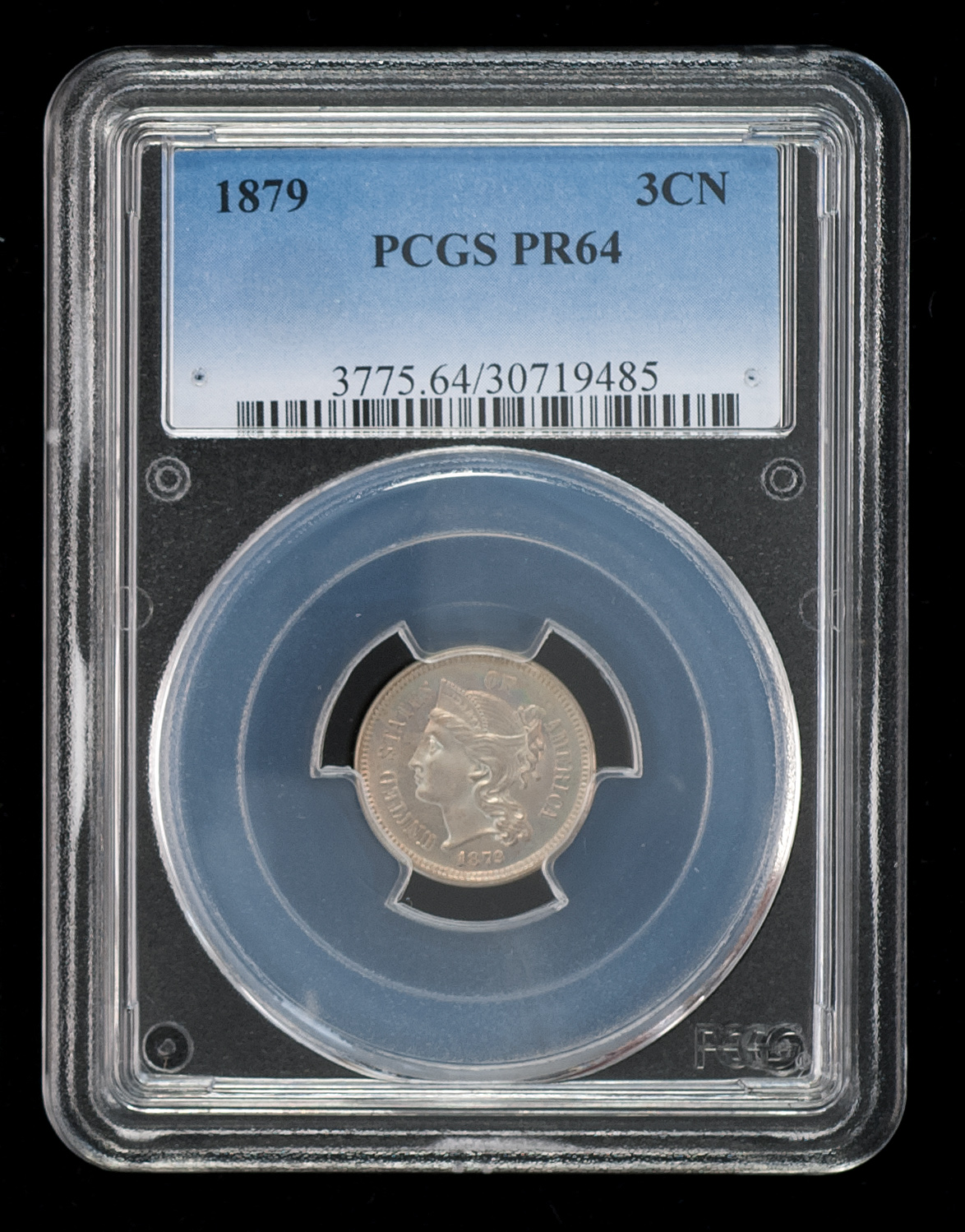 Appraisal: CENT PIECE PROOF PCGS graded PR