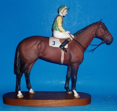 Appraisal: Connoissuer Model Of Lester Piggott on Nijinsky Restored