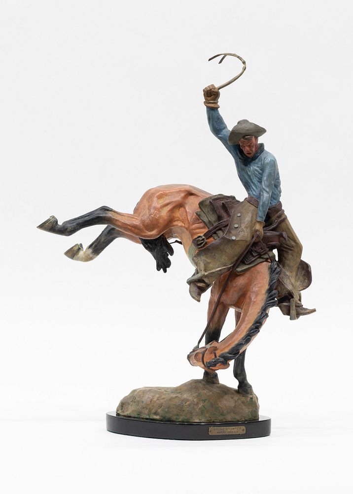 Appraisal: Harry Jackson Bronc Stomper Harry Jackson Bronc Stomper bronze inches