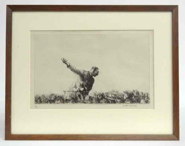 Appraisal: Arthur Trevor Brisco England - signed and numbered '' Arthur