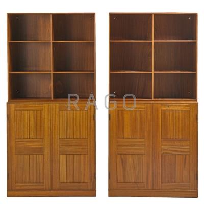 Appraisal: MOGENS KOCH RUD RASMUSSEN CABINET MAKERS Pair of teak cabinets