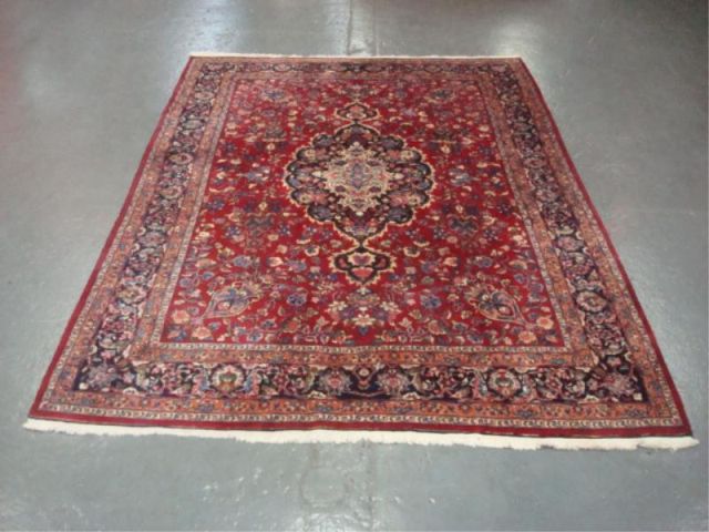 Appraisal: Roomsize Handmade Carpet Center medallion handmade estate carpet Dimensions '