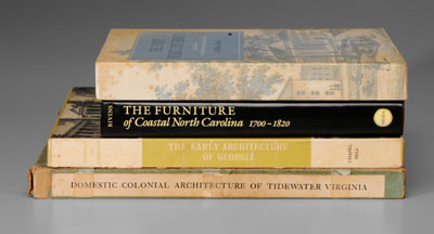 Appraisal: Books Southern Furniture Architecture th century four books John Bivins