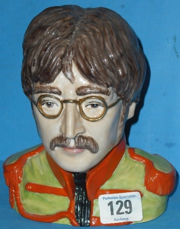 Appraisal: Kevin Francis Bust John Lennon and character Jug Louise Irvine