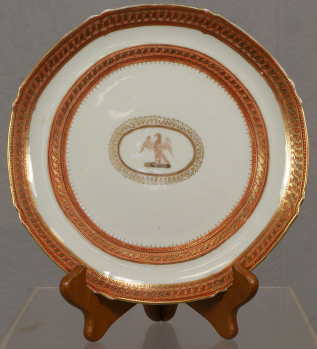 Appraisal: Chinese Export plate - D Arms of Butler see Howard