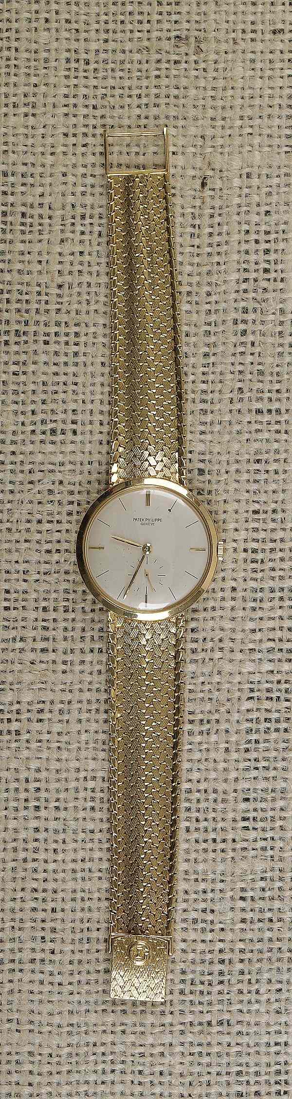 Appraisal: Patek Philippe man's gold wrist watch the K yellow gold