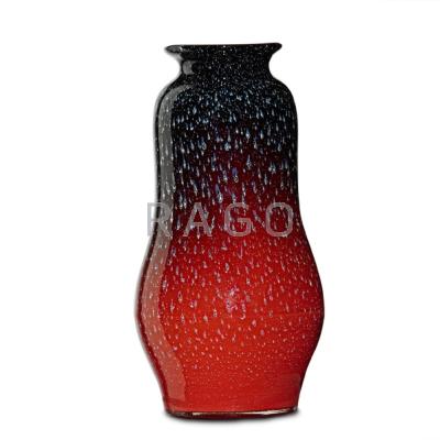 Appraisal: OTTO PRUTSCHER Attr - LOETZ Rare pear-shaped pearled glass vase