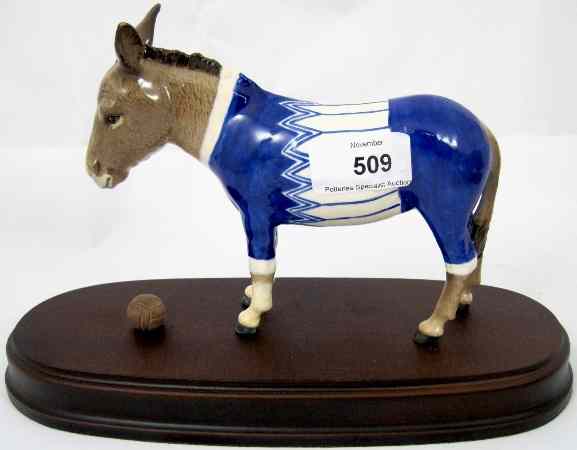 Appraisal: Beswick Rare Model of Donkey and Football on wood base