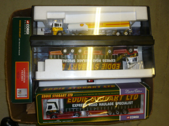 Appraisal: Six Eddie Stobart Models and two other modern trucks tankers