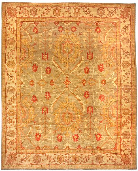 Appraisal: An Oushak carpet West Anatolia size approximately ft x ft