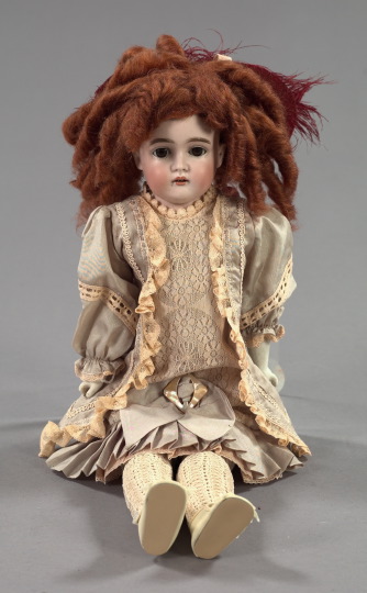 Appraisal: Antique Kestner of Germany Doll the bisque head with brown