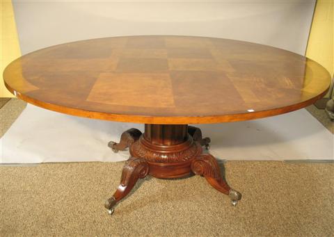 Appraisal: CENTURY FURNITURE NORFOLK DINING TABLE th century from Century Furniture's