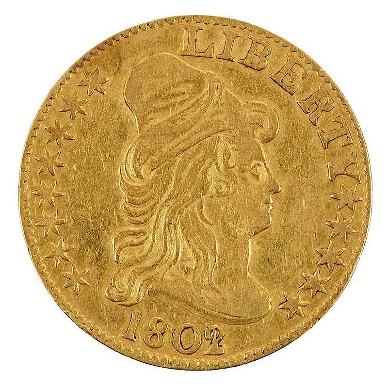 Appraisal: U S Five Dollar Gold Coin capped bust facing right