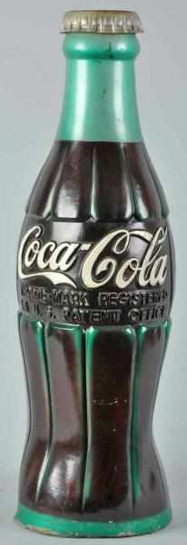 Appraisal: Hard Rubber Coca-Cola Large Display Bottle Description s Still retains