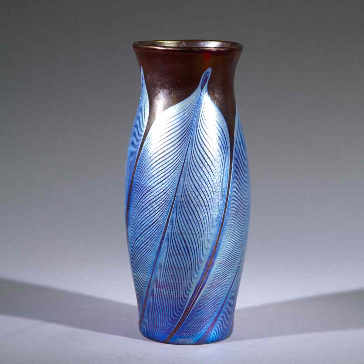 Appraisal: Loetz Phanomen Iridescent Glass Vase c height cm height engraved