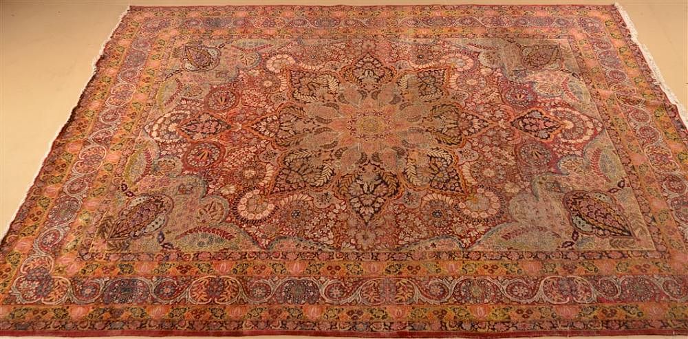 Appraisal: Oriental Central Medallion Room Size Rug Very Fine Oriental Central